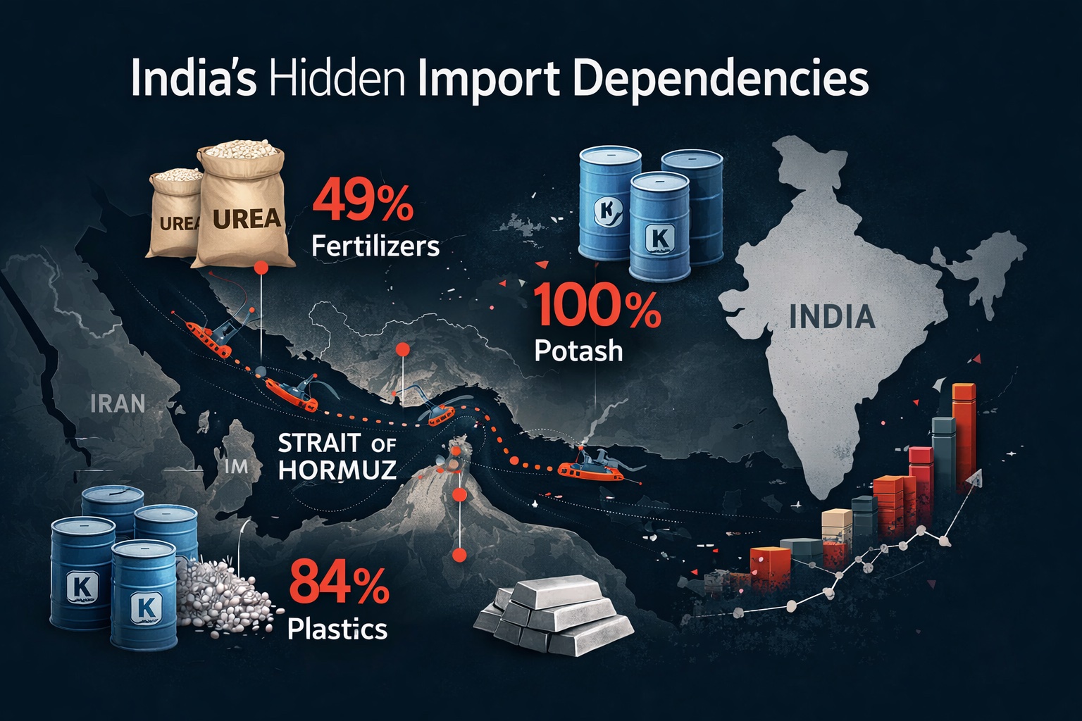 India's hidden Hormuz dependencies decoded — fertilizers, chemicals, plastics all at risk